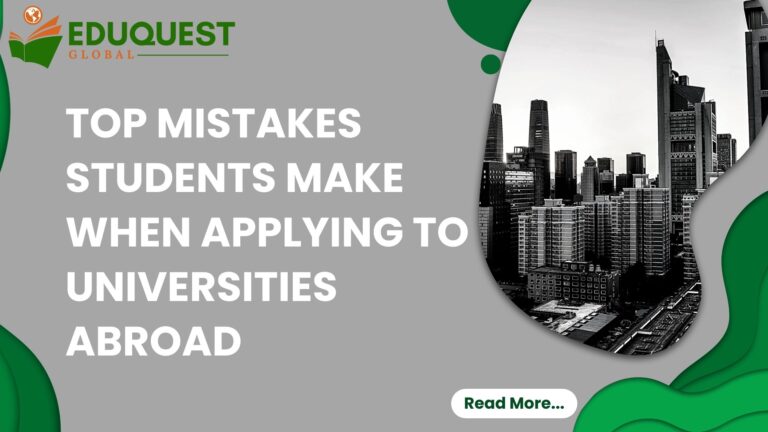 top mistakes while applying to universities abroad